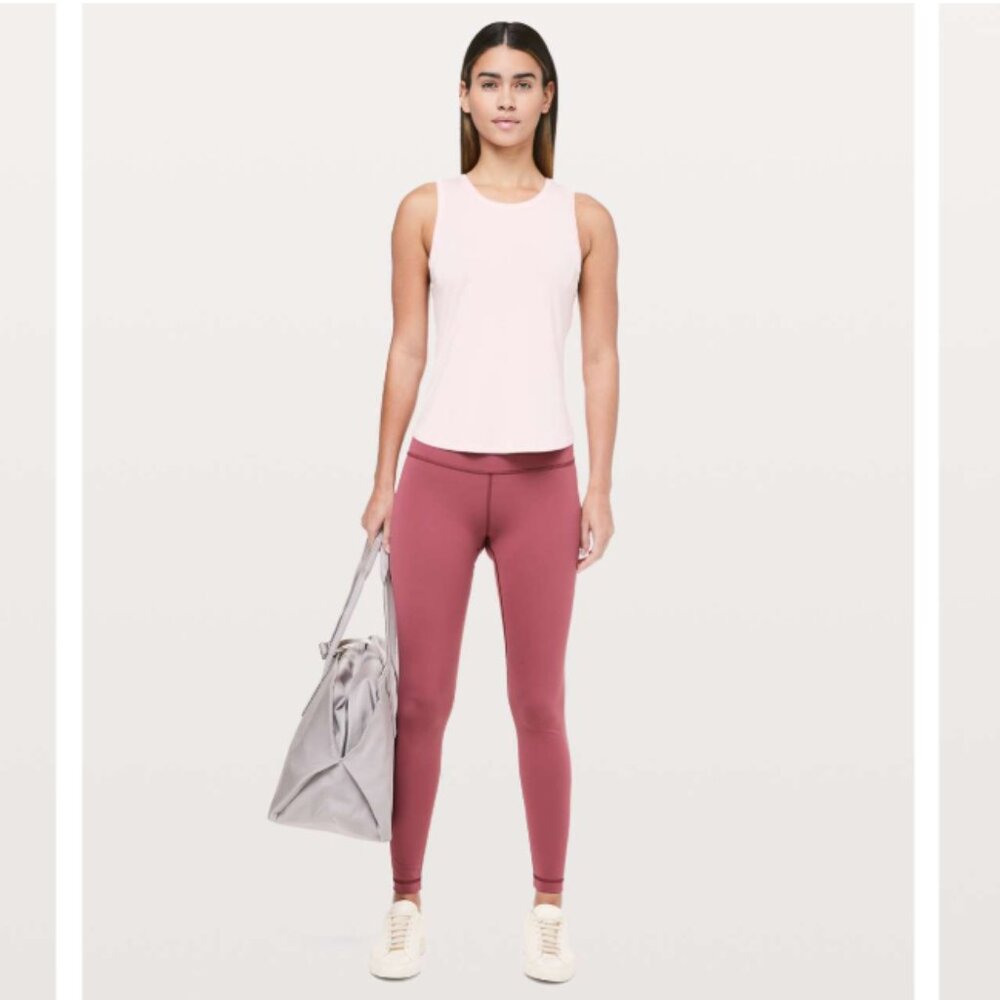 Lululemon - Wunder Under High-Rise Tights Full-On 28" W5ANDS | Misty Merlot | 12 - Picture 3 of 15
